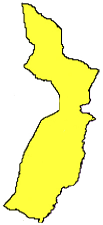Mapa del municipio de El Negrito, Yoro